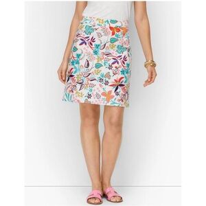 Talbots A-Line Skirt in Lush Floral
